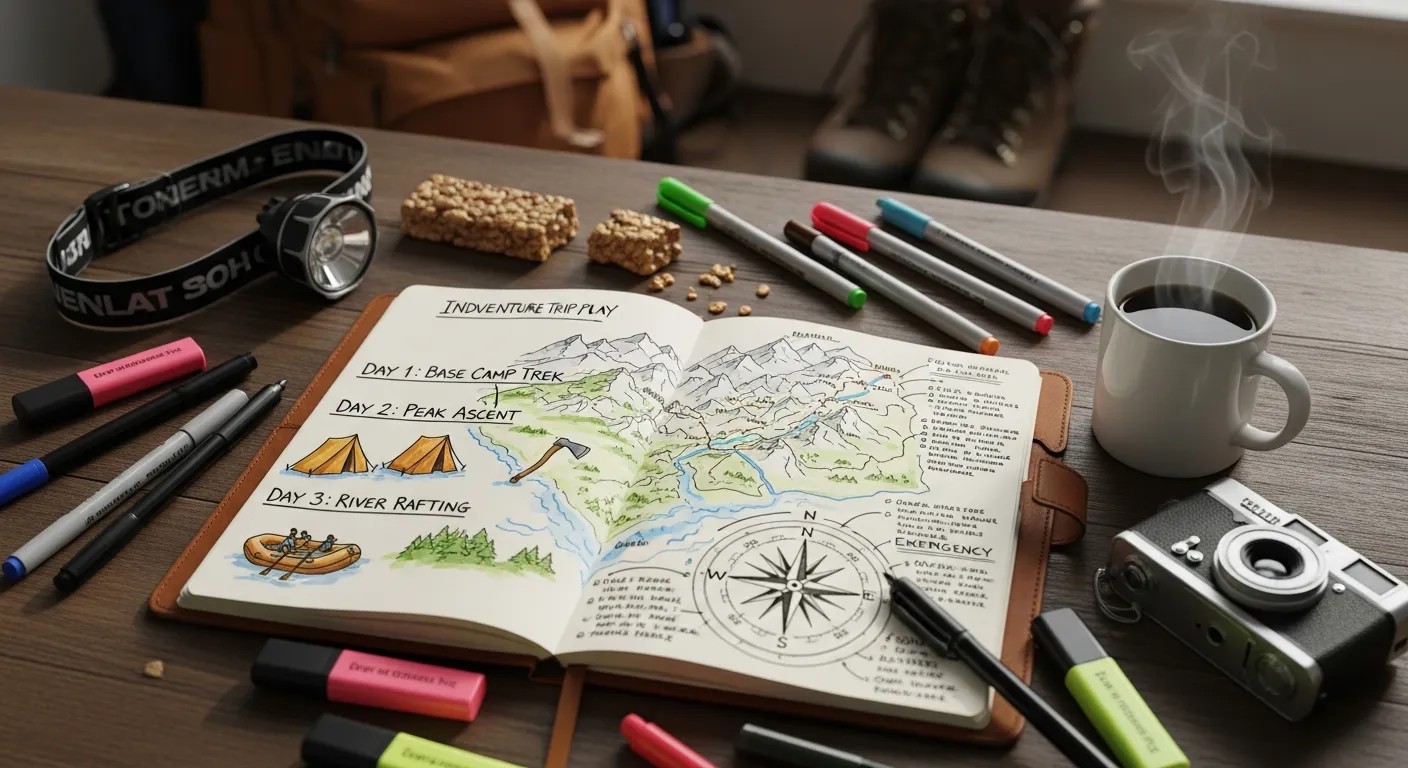 Adventure Trip Plan Without Missing a Step