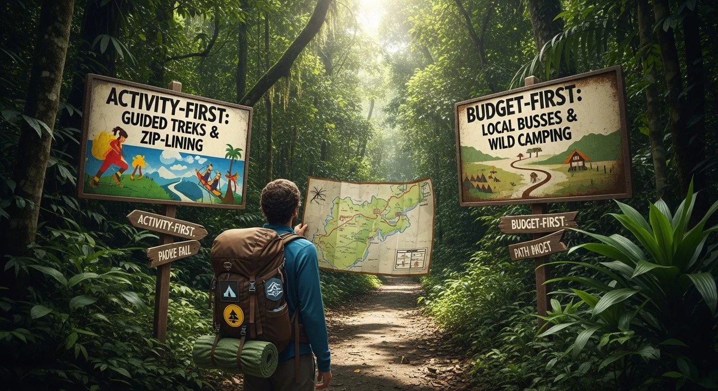 Make the Itinerary Budget-First, Not Activity-First