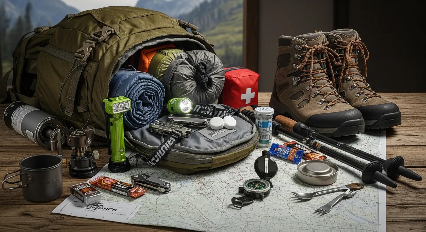 Pack for the terrain, not for fantasy