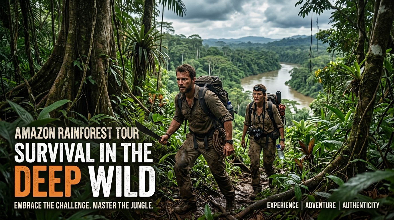 Amazon Rainforest Tour : Survival In The Deep Wild