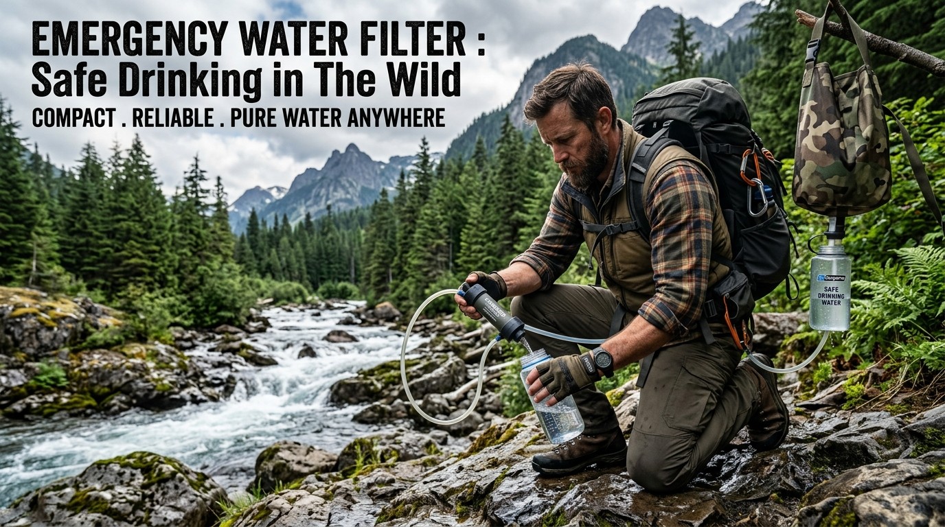 Emergency Water Filter : Safe Drinking in The Wild