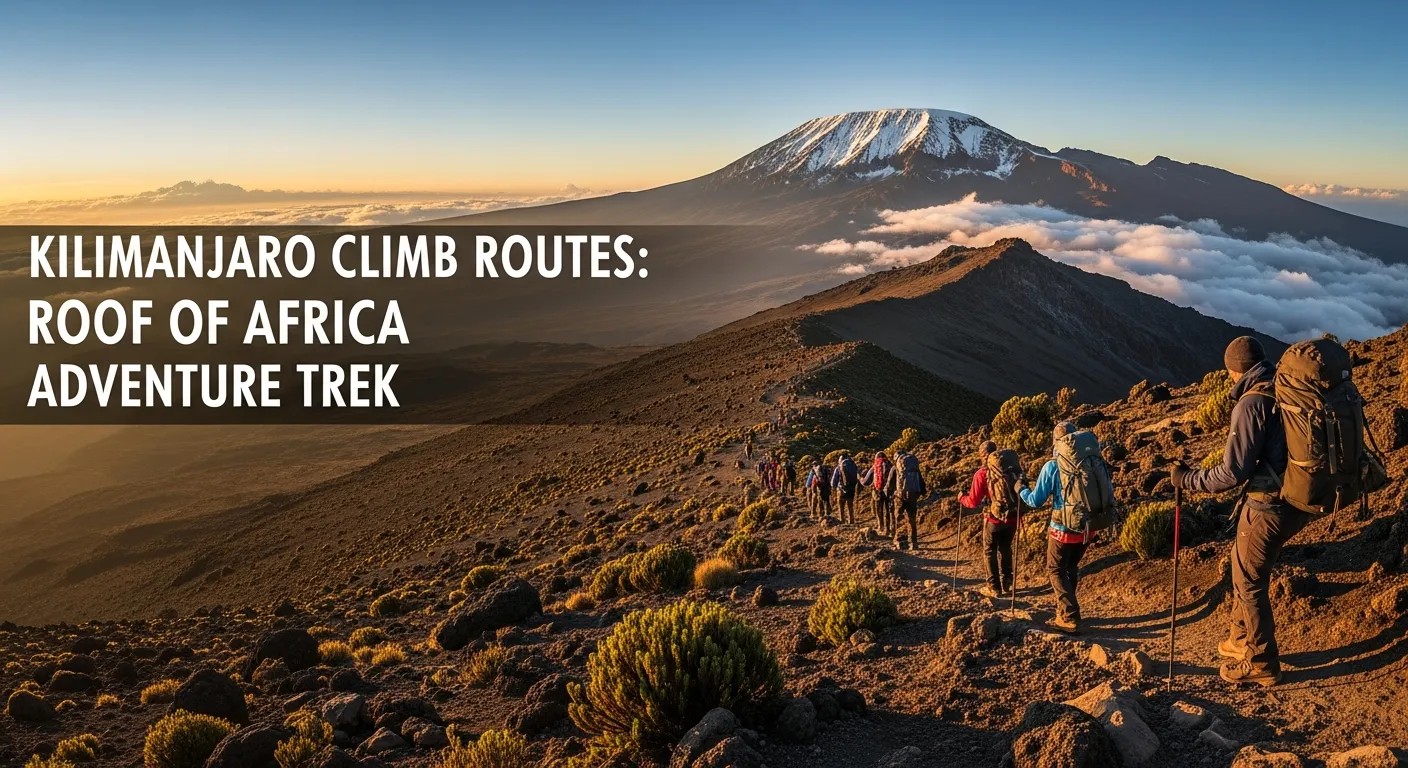 Kilimanjaro Climb Routes: Roof of Africa Adventure Trek