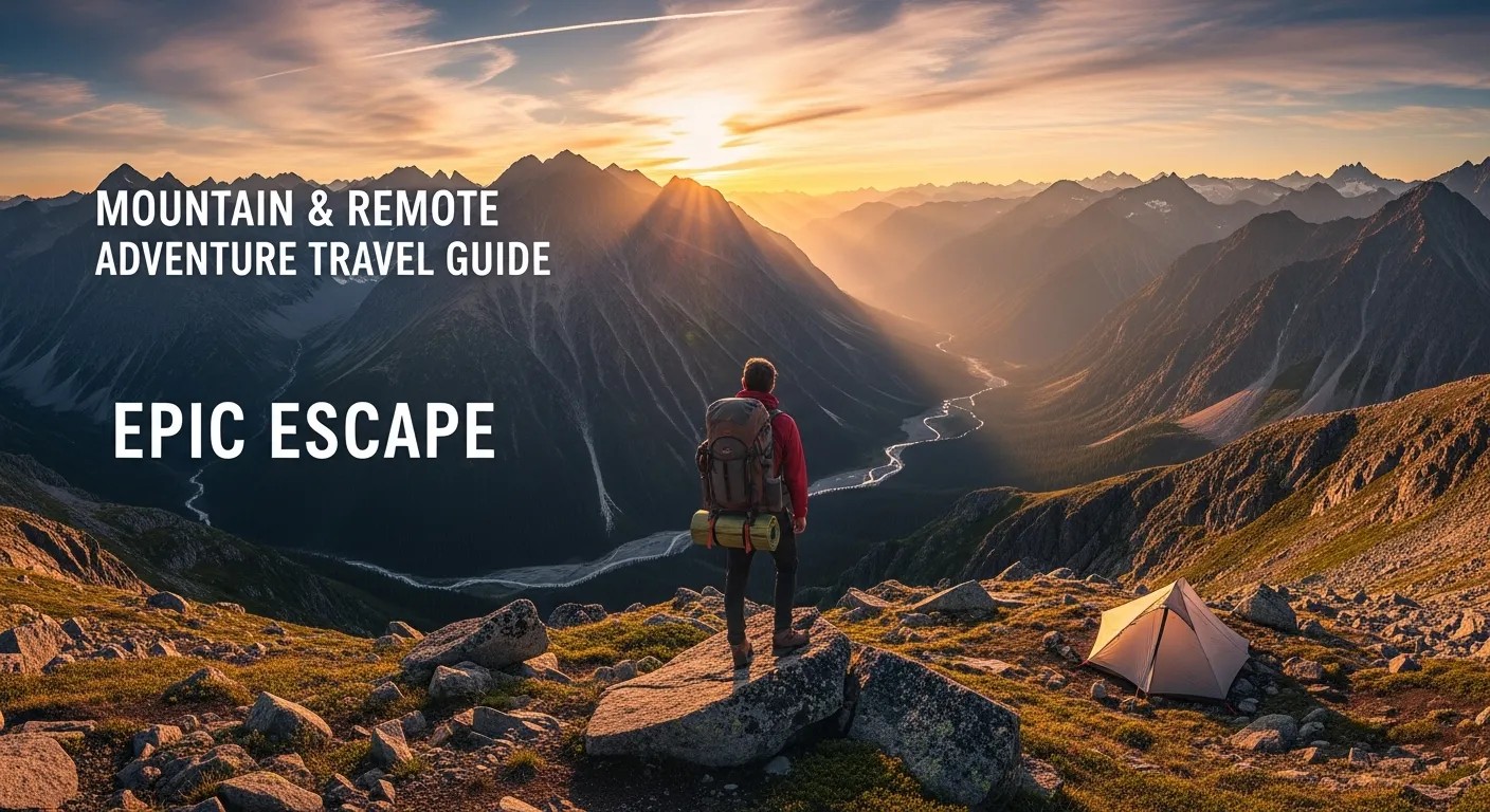 Mountain And Remote Adventure Travel Guide for Epic Escape