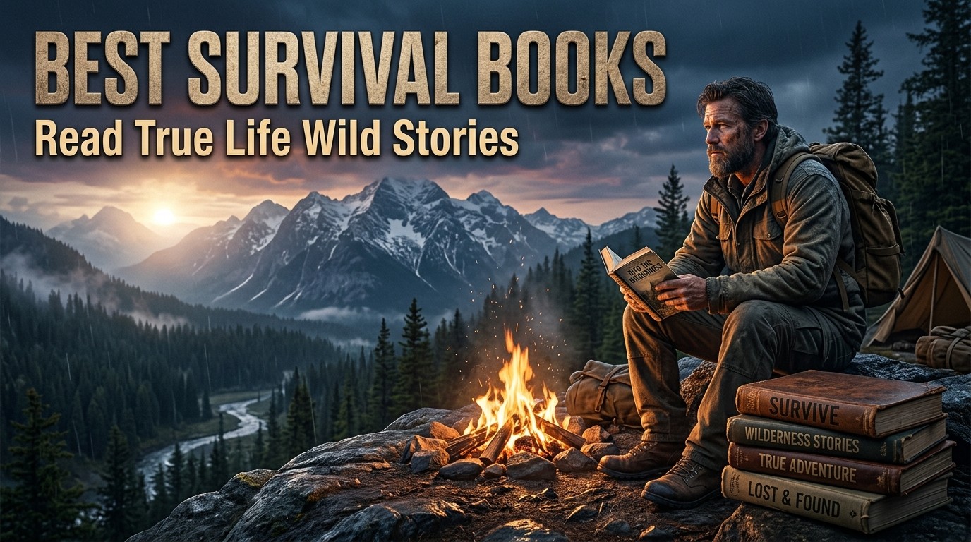Best Survival Books : Read True Life Wild Stories