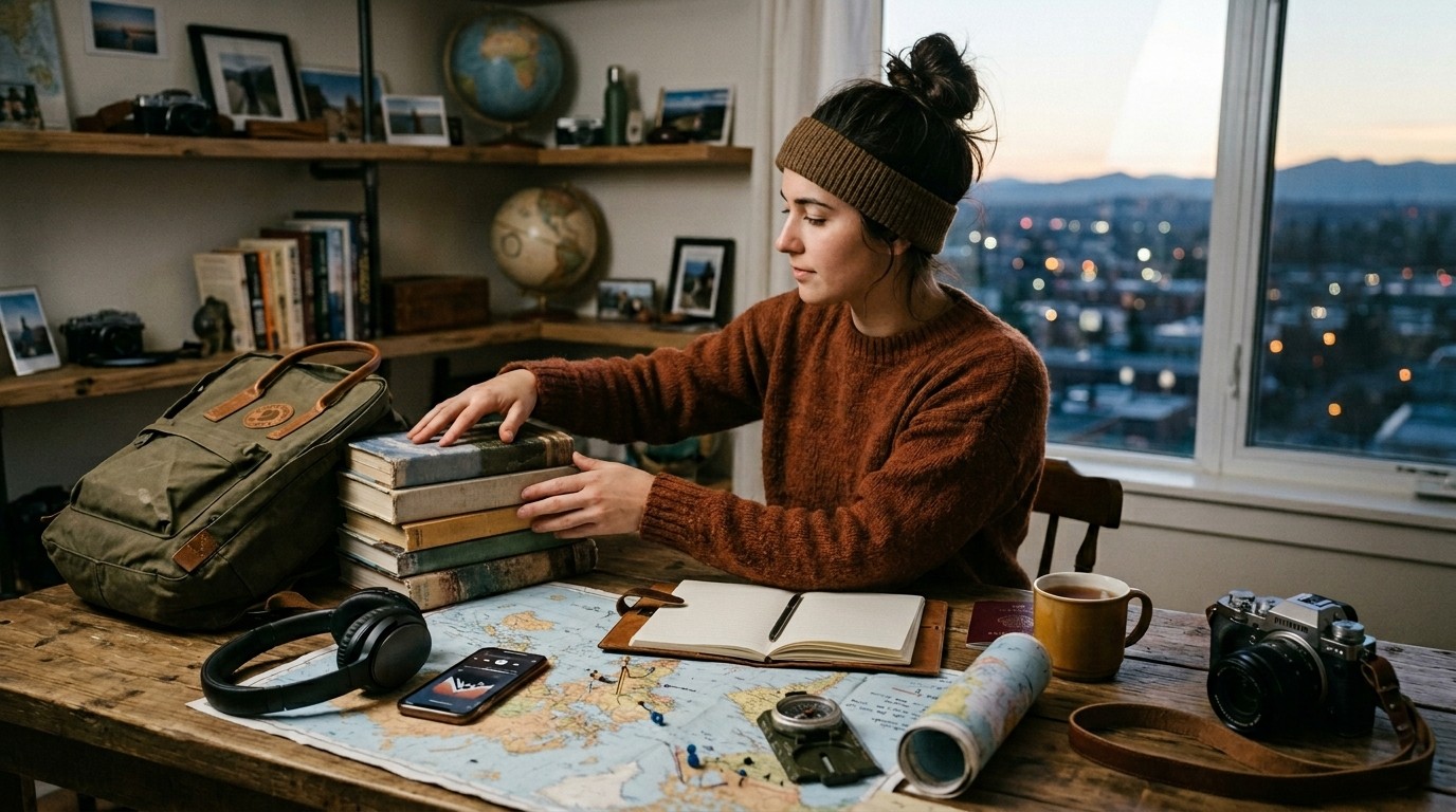 Build a travel library before you leave