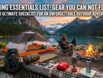 Camping Essentials List : Gear You Can Not Forget