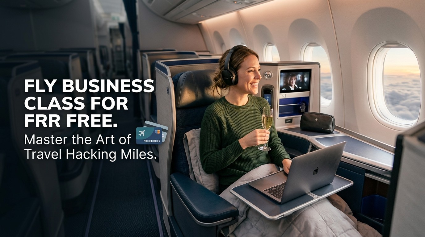 Travel Hacking Miles : Fly Business Class for Free