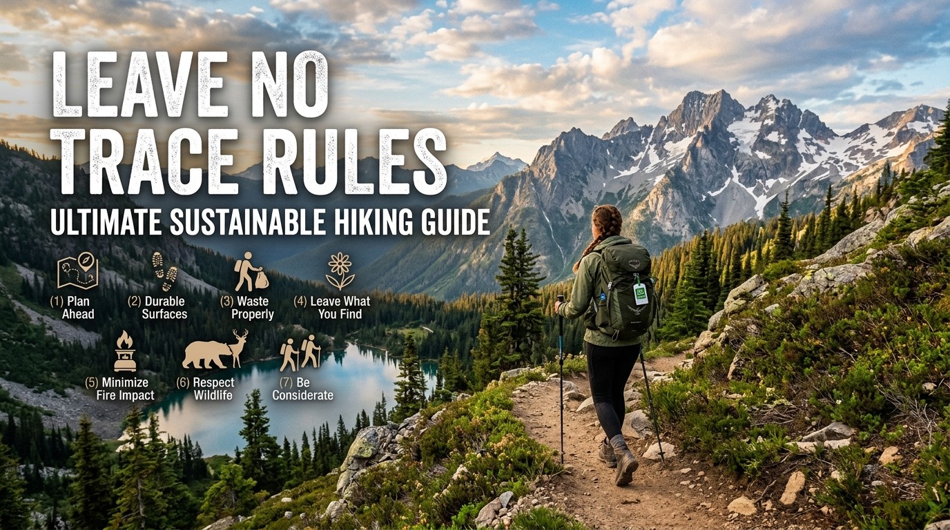 Leave No Trace Rules : Ultimate Sustainable Hiking Guide