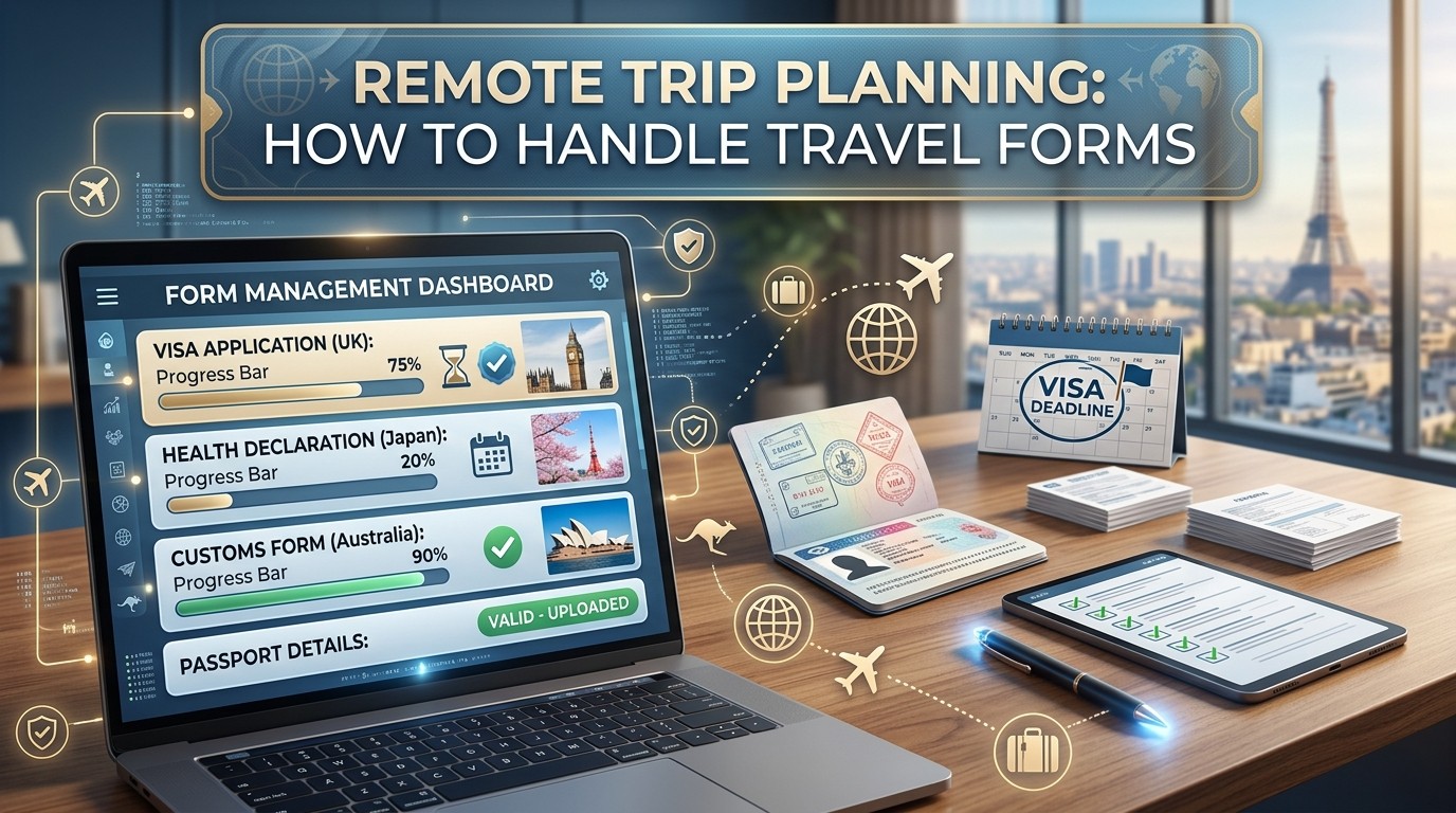 Remote Trip Planning : How to Handle Travel Forms