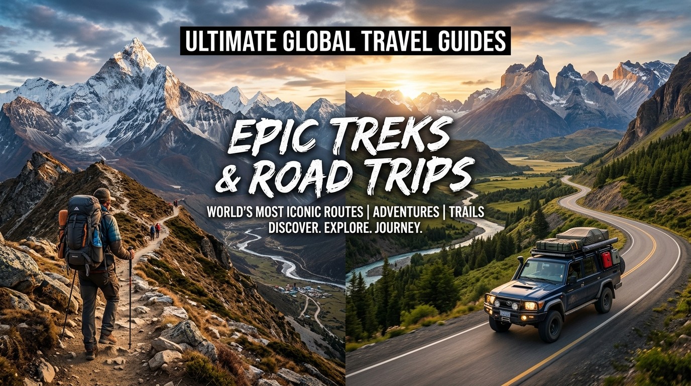 Ultimate Global Travel Guides : Epic Treks & Road Trips